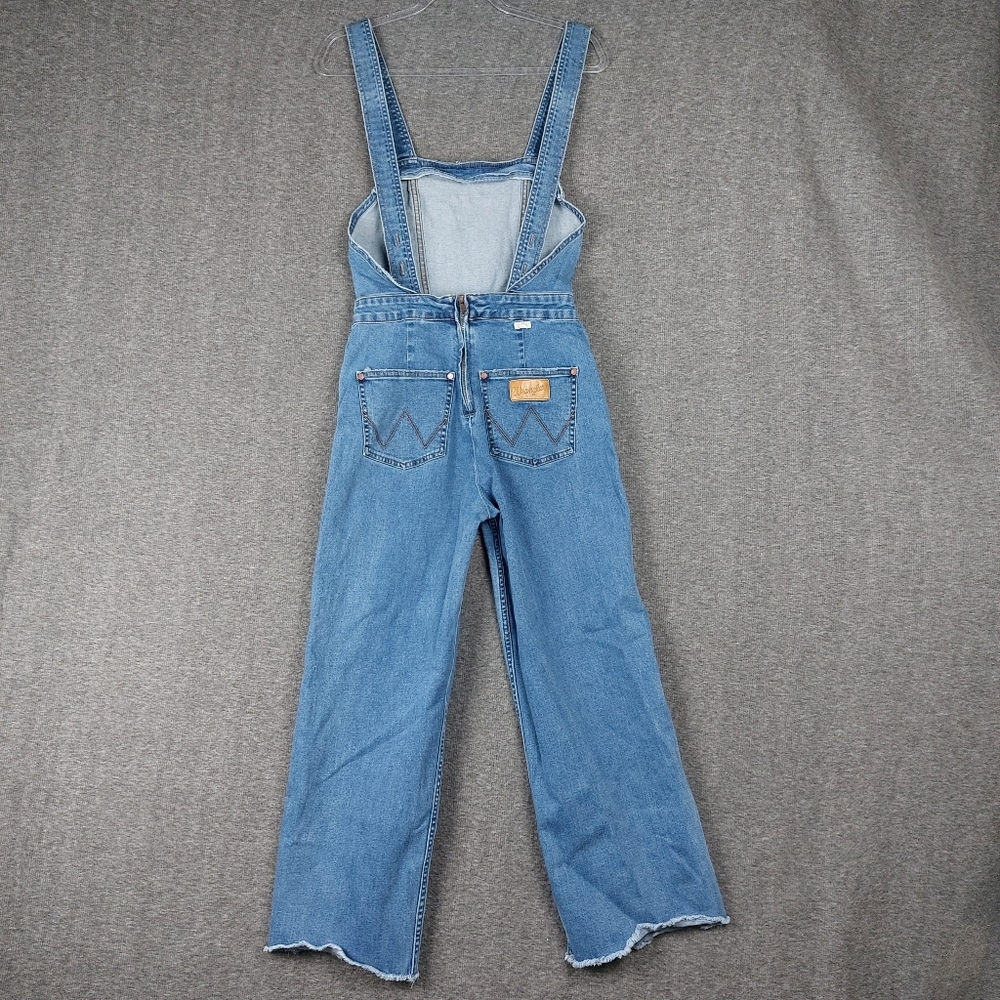 BILLABONG WRANGLER WOMENS BLUE JEAN DENIM WESTERN SUN OVERALLS PANTS SIZE 26 - Picture 7 of 11